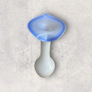 VINTAGE Jack In The Pulpit Cased Art Glass Vase